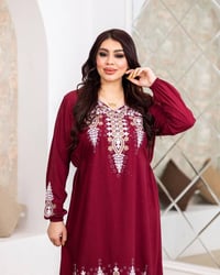 دشداشة مصرية • قطن مراسي • فري سايز ٨٥كجم