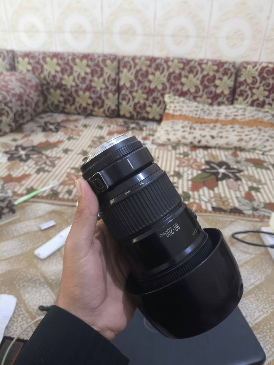 عدسة كانون 80-200 فتحة 2.8 رنگ احمر الاصلي
العدسة قديمة نضافة 75% 

السعر خاص *********** 
مكاني ناصرية
