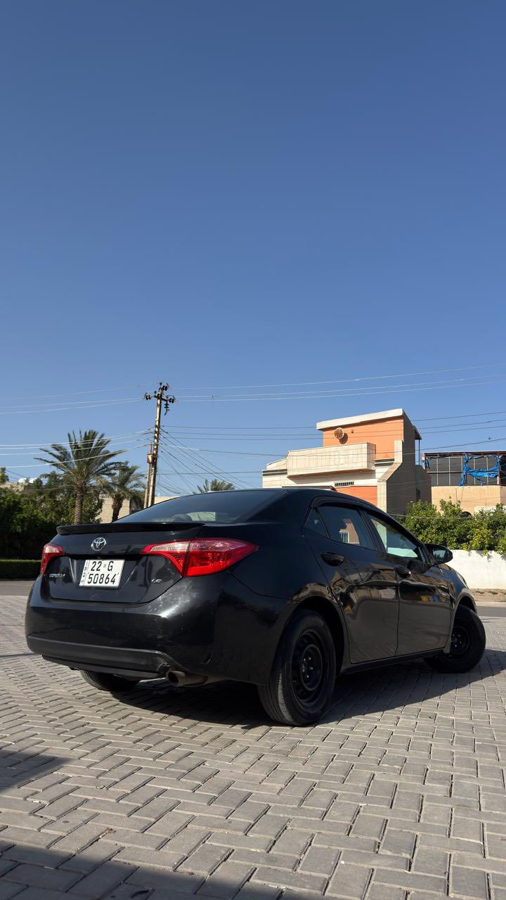 🚗 للبيع تويوتا كورولا 2019 وارد أمريكي - فئة LE 🚗
🔹 اللون: أسود
🔹 رقم: أربيل
🔹 الممشى: 155 ألف مايل
📌 الحالة:
• كير، مكينة، تبريد شرط ✔️
• صبغ جاملغ ونص الصندوق فقط
⚙️ المحرك والأداء:
• محرك 1.8 لتر – 4 سلندر
• قوة 132 حصان
• قير CVT أوتوماتيك
• دفع أمامي
• اقتصادية بالبنزين 👍
✨ المواصفات:
• شاشة 6.1 إنش + بلوتوث + USB
• مكيف أوتوماتيك
• تحكم بالستيرن
• كاميرا خلفية
• مثبت سرعة
• رادار أمامي
• مرايا كهرباء مع إشارات
• إنارة نهارية LED
• ويل حديد 16 إنش
🛡️ الأمان:
• 7 إيرباغ
• ABS + VSC
• تحذير مغادرة المسار
• نظام Toyota Safety Sense
💰 سيارة عملية، اقتصادية، واعتمادية عالية
📍 السيارة جاهزة للاستخدام اليومي
السعر 123 بيه مجال بسيط جدا 
📞 للاستفسار والتفاصيل أكثر،   اتصل
***********
