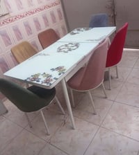 ميز طعام يتكبر ويتصغر  و٦ كراسي تواصل واتساب ٠٧٥١٧٣٨٨٣٤٠