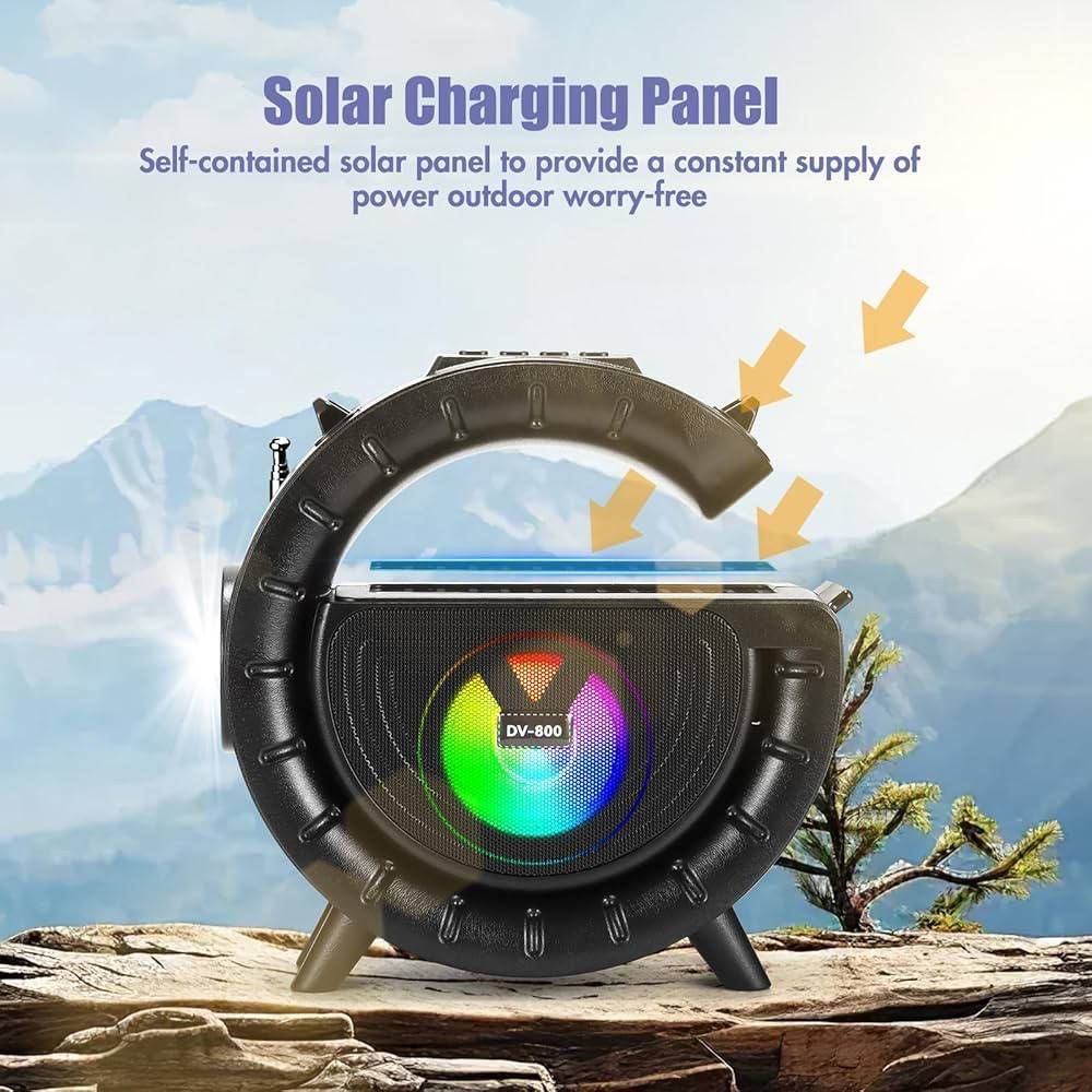 مديل DV - 800
مديل DV - 800

- يتم شحنه عن طريق الكهرباء والطاقة الشمسية 

- يمتلك لوحة شحن شمسية لضمان امداده بالطاقة دون انقطاع

- يتميز بمصباح يدوي LED قوي ذات مدى 100 متر

- خاصية الراديو FM

- يأتي مع حزام 

- ستاند حامل للهاتف 

- اضاءة ملونة من الداخل 

- يدعم  USB و TF-card

- قياسات السبيكر :  203 * 75 * 205 mm

- مسافة الاتصال: 10 متر
السعر 18 مع توصيل


**إذا كنت صاحب هذا الإعلان وتريد حذفه لأي سبب، رجاءا أرسل رسالة إلى الدعم الفني**