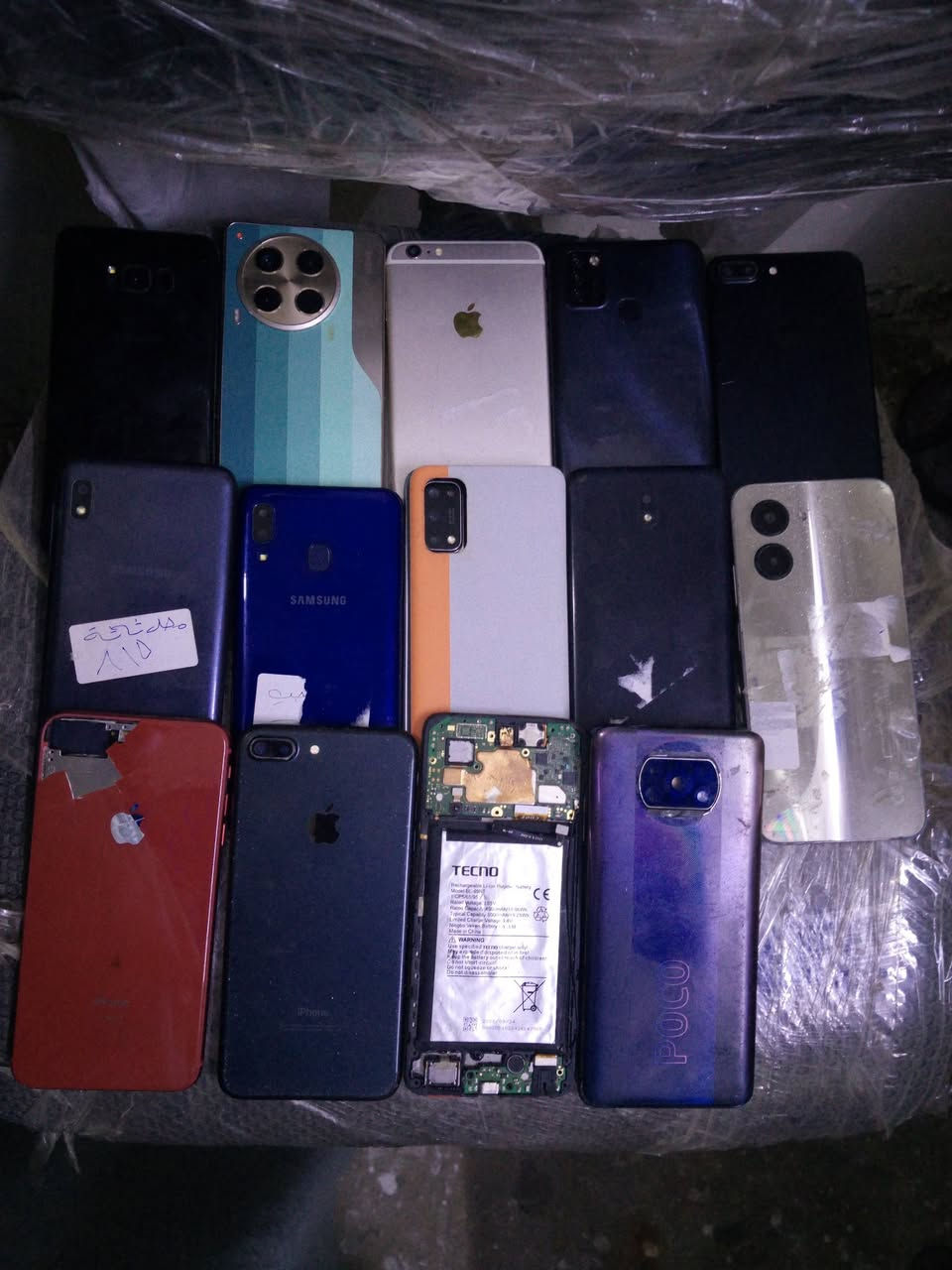 كلكسي S9 شاشة +بطارية
تكنو كومون 30 شاشة
ايفون سكس بلاس شاشة+بطارية
انفنكس هوت 11بلي شاشة
نوكيا c20 شاشة
ريلمي 7 برو شاشة 
A20 كلكسي شاشة
A10 شاشة
ريلمي C30 شاشة
ايفون 8 بلاس شاشة وكامرات 
ايفون 7بلاس ميلمس خلل بورد عدد 
ايفون 7بلاس نقص شاشة بطارية
تكنو سبارك go نقص شاشة وظهر وكامرات
بوكو x3 برو نقص كامرات فقط

اخوان سعر القطعة 20 الف توصيل موجود سعر نهائي


**إذا كنت صاحب هذا الإعلان وتريد حذفه لأي سبب، رجاءا أرسل رسالة إلى الدعم الفني**