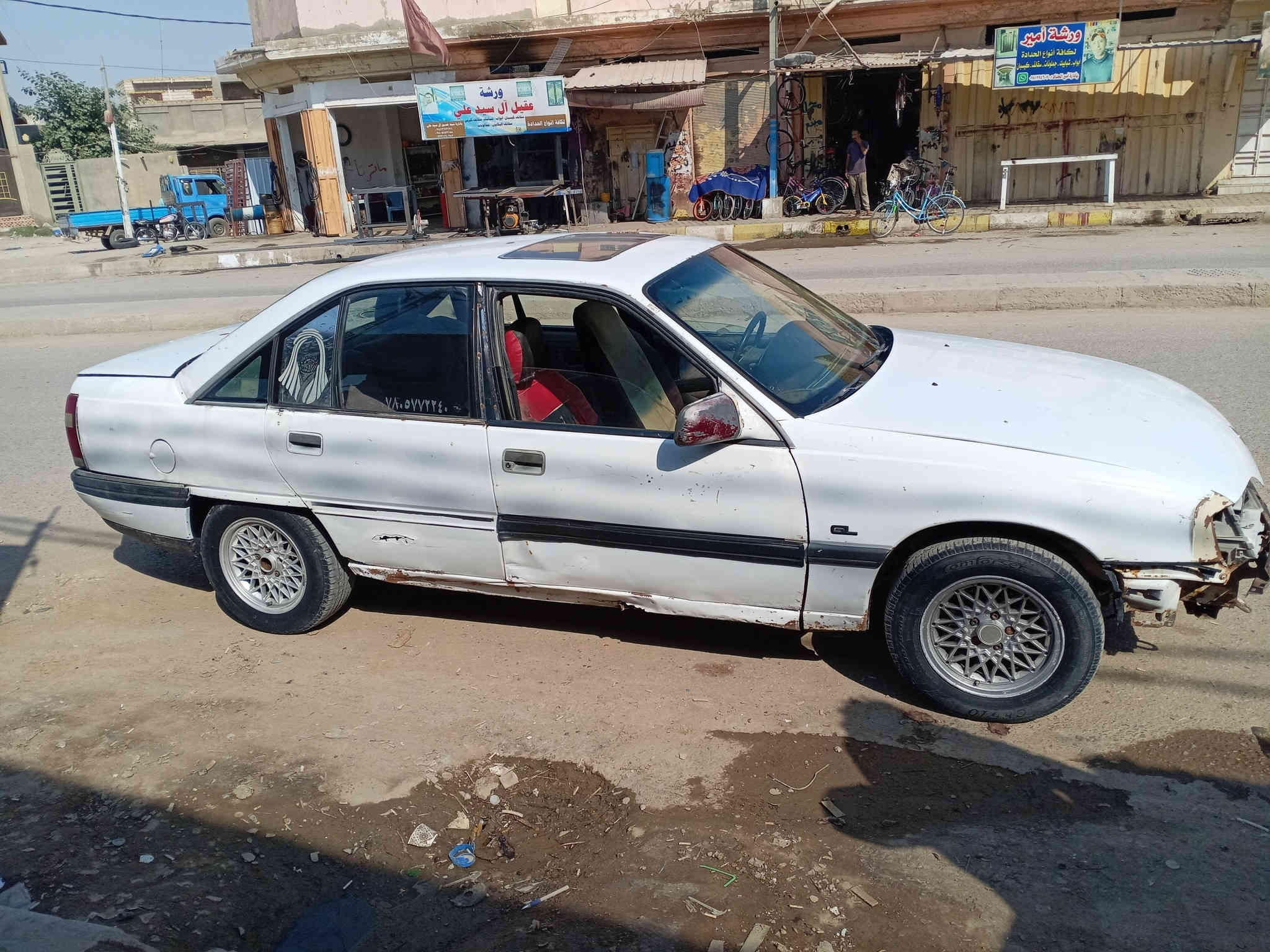 السلام عليكم اوبل البيع رقم انبار راعيه موجود بلرمادي عدي وكاله عامه مطلقه ام الصوره مكفوله مكينه وكير وتخم تاير السعر 10 مكاني دوانيه قضاء عفك 0787 269 0334
