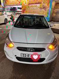 من رخصة الادمن  هونداي اكسنت للبيع  2014 خليجي مفولة السيارة ماشية 117...