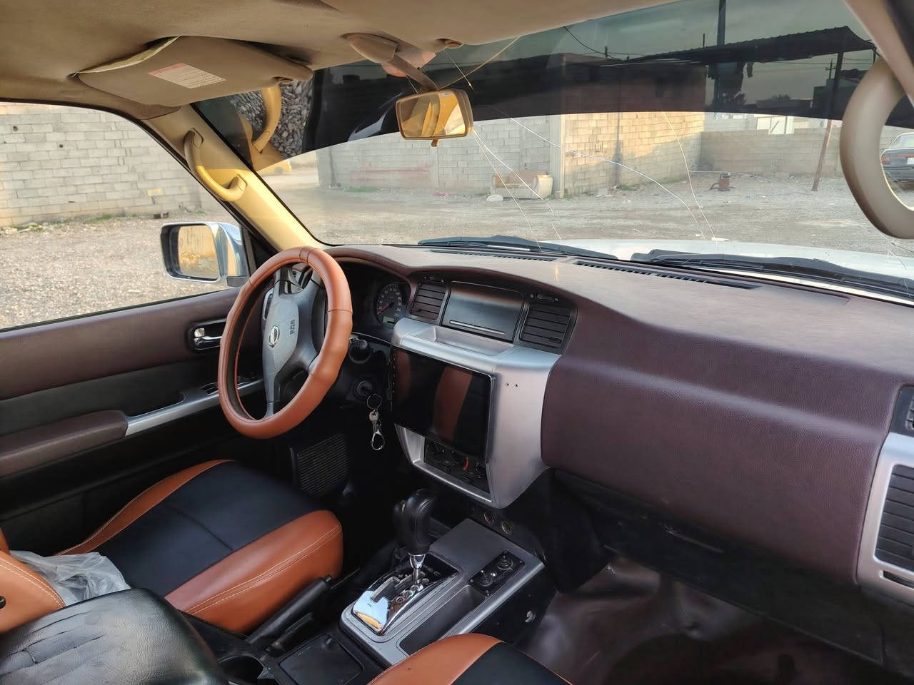 نيسان باترول 2008 مزايده بدون صبغ محرك 4800 منظومه غاز 120 لتر *********** او مراوس
