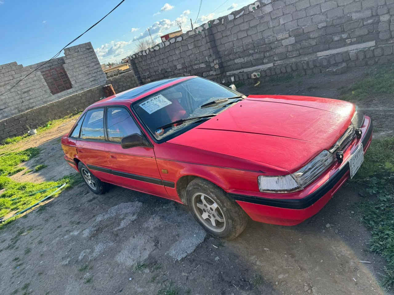 سلام عليكم للبيع مازدا موديل 1991
مصبوقه عام ضرر بجم سنويه ل2028
رقم نينوى 
المحرك المرقوب 8 بخ 
رقم تيلفون ***********
