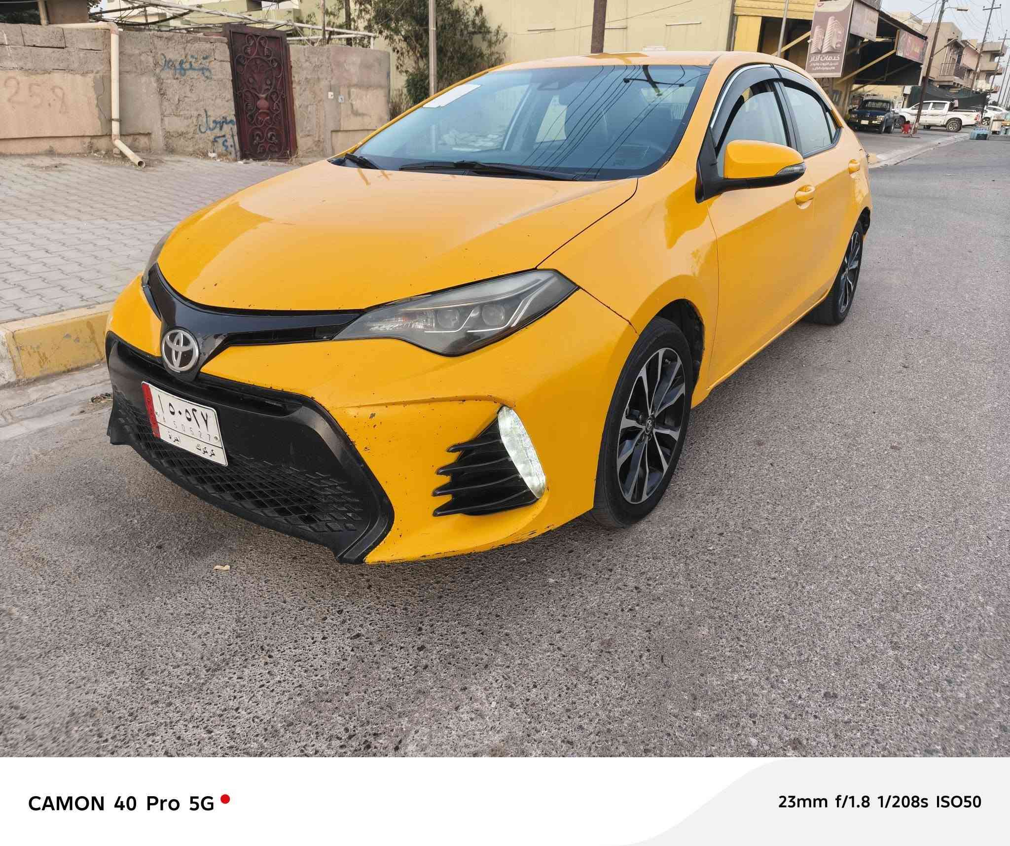 كورلا2018 للبيع او مراوس خصوصي ضرر جاملغين امامي وبنيد وبيها باب خلف السكن تصفيه  صدر نضيف كير محرك شرط تبريد ثلج سيارة نضيفه بيهه منضومه غاز السعر135 بيهه مجال بسيط الاتصال ***********
