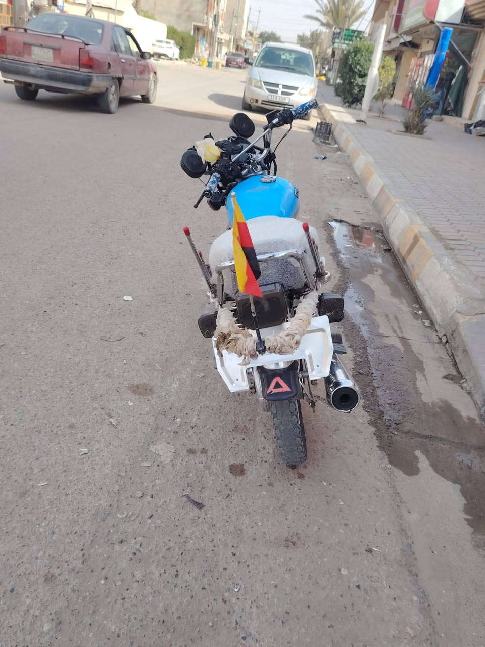 السلام عليكم للبيع دراجة
موديل 2023
 السعر 550
وبي بصمات2 عن بعد يشتغل 
 العنوان تكريت شارع الاحتفالات 
رقم الهاتف ***********
