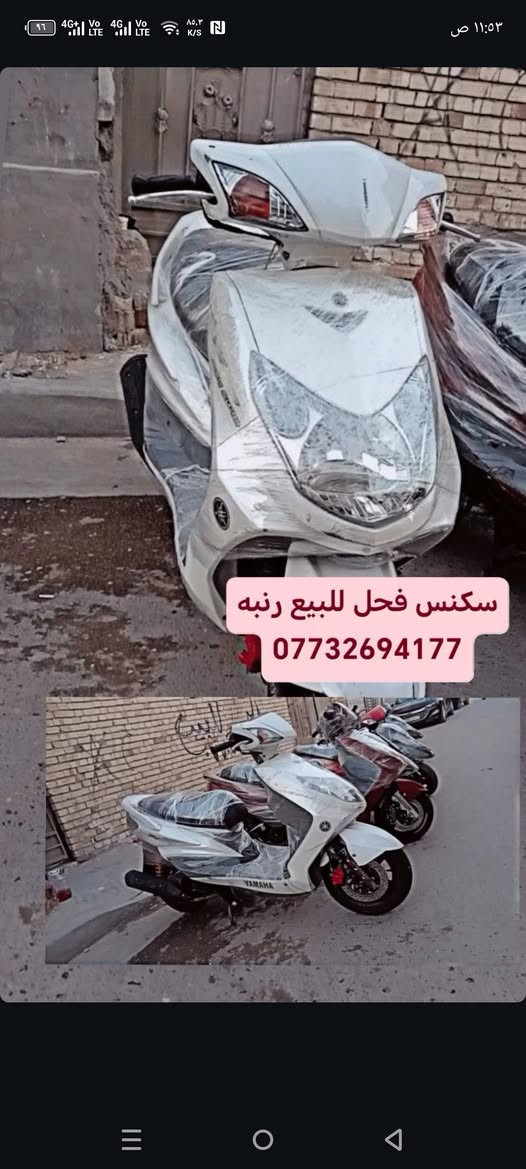سلام عليكم دراجات حاويه رمبه رقم الاتصال*********** الاستفسار  مكانهن بغداد الشماعيه
