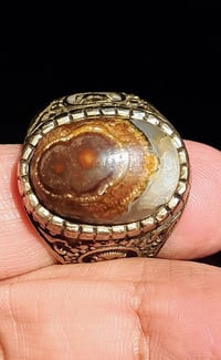 خاتم • عقيق عين الديب • مقاس ٢٥