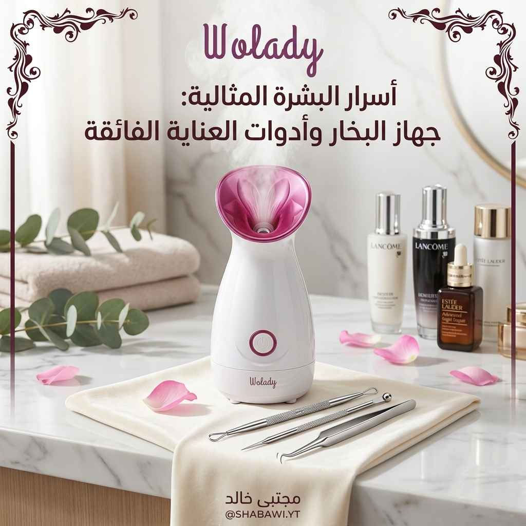 مجموعة متكاملة للعناية بالبشرة في المنزل، ترتكز بشكل أساسي على جهاز بخار الوجه "

يحتوي على مجموعة من الأدوات المعدنية (3 قطع) المصنوعة من الفولاذ المقاوم للصدأ، وتُستخدم لاستخراج الرؤوس السوداء والشوائب من المسام بعد استخدام جهاز البخار.

التقنية: يعمل بتقنية البخار الأيوني النانوي (Nano Ionic) الذي يخترق المسام بفعالية أكبر من البخار العادي.
الفوائد: يساعد على فتح المسام، إزالة الأوساخ والدهون، وترطيب البشرة بعمق لتحسين مرونتها ونضارتها.
المميزات الإضافية: يحتوي على وظيفة الأشعة فوق البنفسجية لتعقيم البخار وضمان وصوله للبشرة في أنقى حالة. المحاويل, بابل


**إذا كنت صاحب هذا الإعلان وتريد حذفه لأي سبب، رجاءا أرسل رسالة إلى الدعم الفني**