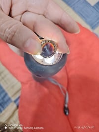 خاتم رجالي • نحاس • عقيق أسود