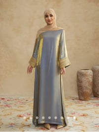 فستان رمضاني نسائي • تصميم ملون • مقاسات 2XL‑S