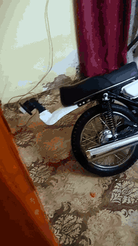 دراجه كلها نامه شاصي نامه 19 ول تعميره 25 اليريدها بخدمته  هاذ رقمي وخ...