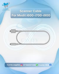 كيبل سكانر • Medit i600-i700-i900 • ابيض واسود
