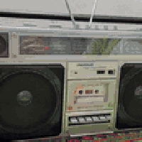 مسجل كاسيت مع راديو ألماني ماركة يونفيرسوم 16000.إصدار سنه 1983 شغال ك...