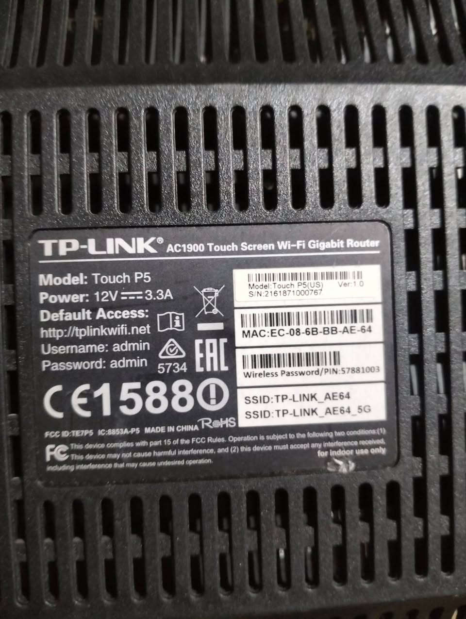 راوتر TP-Link  جديد للبيع 45 الف


**إذا كنت صاحب هذا الإعلان وتريد حذفه لأي سبب، رجاءا أرسل رسالة إلى الدعم الفني**