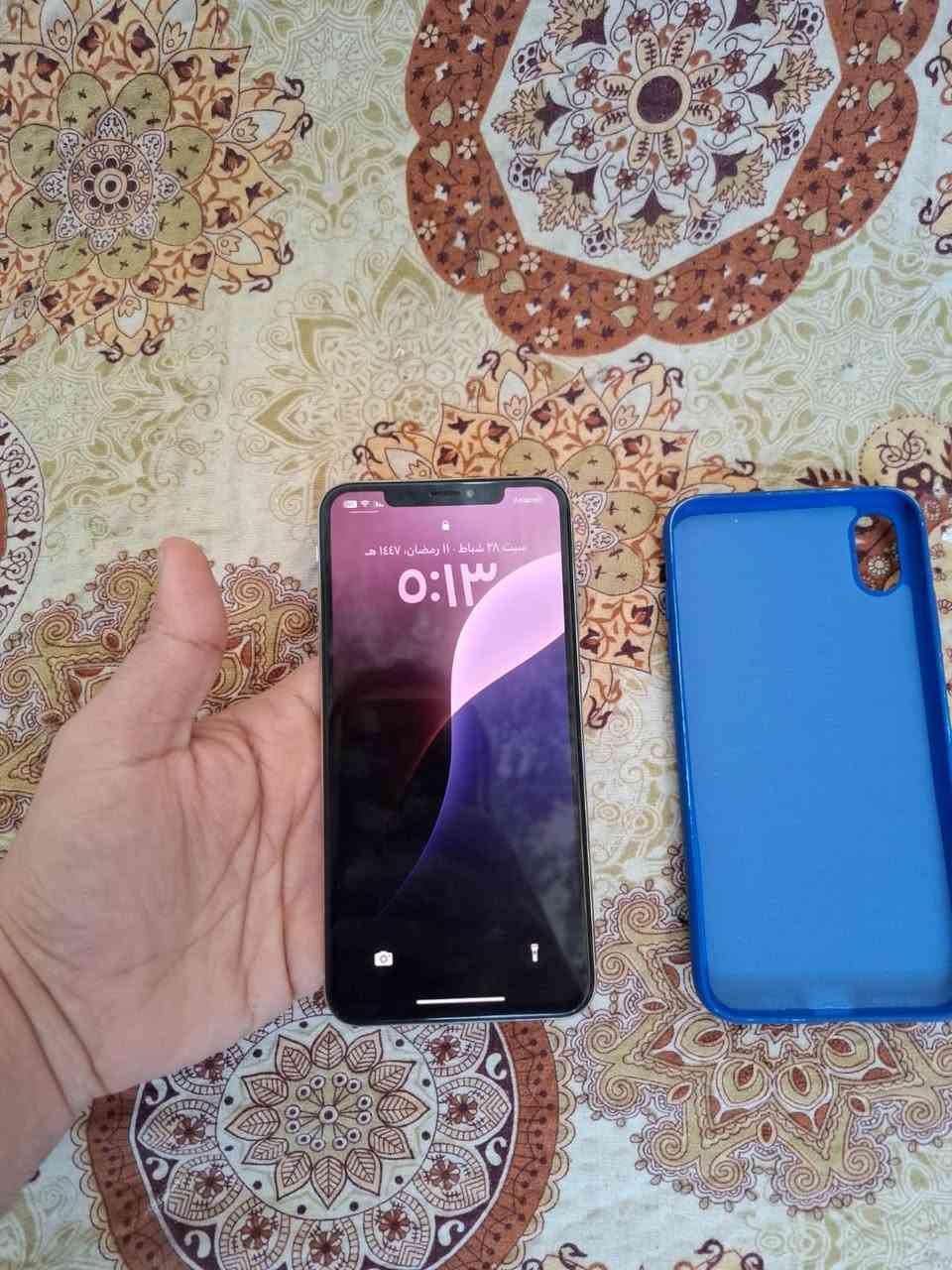 اكس أس ماكس
ذاكره256بطاريه ابلاديه 83

  كلشي  مامبدل جهاز نضافه فول 

فقط بصمه متوقفه الباقي كله شغال ع فحص

كامرات  ✅اتصال ✅

سيمكرت اتصال فرمته كله شغال 

الون الابيض 

مراوس او بيع مكاني بغداد مدينه الصدر 

ماعندي توصيل ***********

السعر200 وبي مجال
