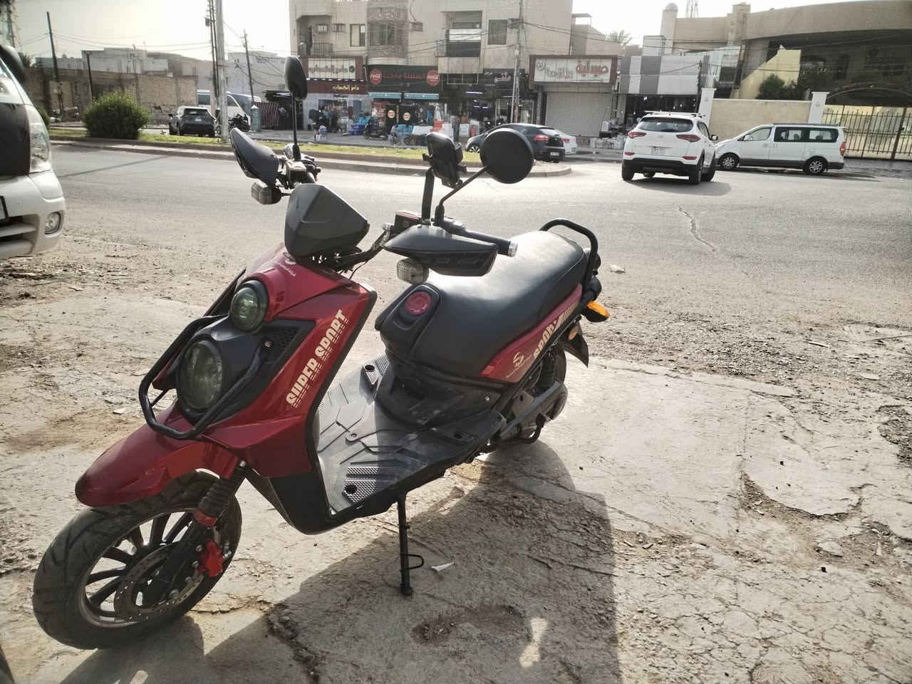 سكنس جبلي حلو و نضيفه ناقصه بس غسله 😂تعرفون بعد بغداد وترابته دراجه شحن ٦ بطاريات مسصطر ٣٨ امبير دراجه مشيه حلو وتخبل كننا جاي تسوق جبلي  بانزين طسته حلوه بيه بلوتوث دراج مفوله بيع و مرأوس بدراجه شحن سعر ٧٢٥ وبيه مجال للطيبين الرقم *********** واتساب أو رقم العنوان بغداد حي الخضراء ا
