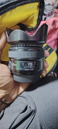 عدسة نيكون 50مم • هود فراشه • نضافة 99%