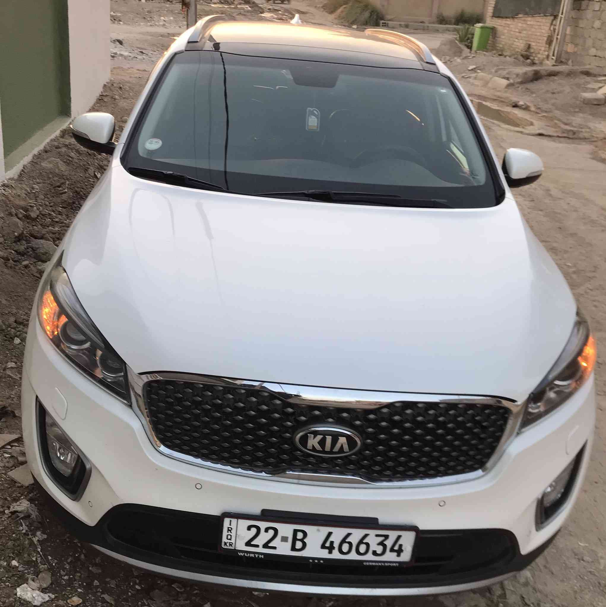 كيا سورينتو (2016) ماشية 140 ألف
فول مواصفات 
مكفولة عدا طخة خفيفة بالباب 
الخلفي العبري على وضعها ما مصلحة مثل ما واضحة بالصورة 
بصمه 
بانوراما
فور ويل 4*4
اوتو هولد
سايد بريك بصمة
محرك 6 سلندر
بردات خلفية
جنطة ذكية كهربائية
كشنات جلد أسود
الكشنات الاماميه تدفئة تبريد 

1️⃣ السـعـر 210

مكاني: النجف الأشرف
للاستفسار الاتصال على: 
*********** (واتساب)
***********
