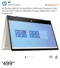 قابل للطي • شاشة لمس • تاچباد معطل