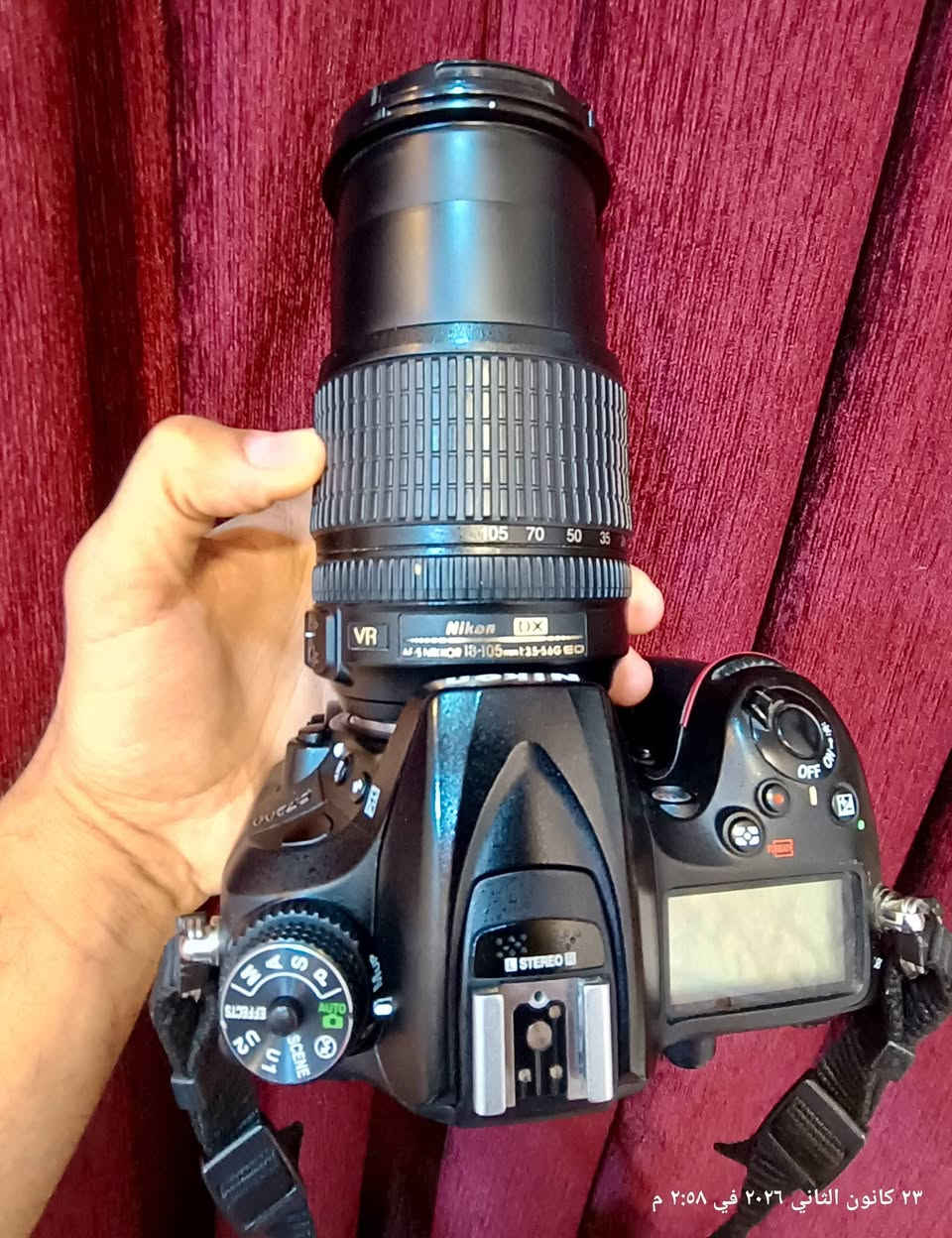 لبيع فقط نيكون 7200 مع زوم 105.18 +شحانه فقط مكفوله سعره 675 الف
عنوان بصره

***********
