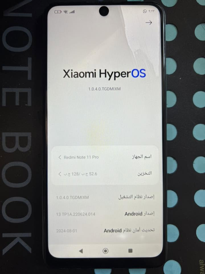 جهاز شاومي نضيف مبي آي شي فقط الضهر مكسور 
السعر ١٢٥ 
***********
