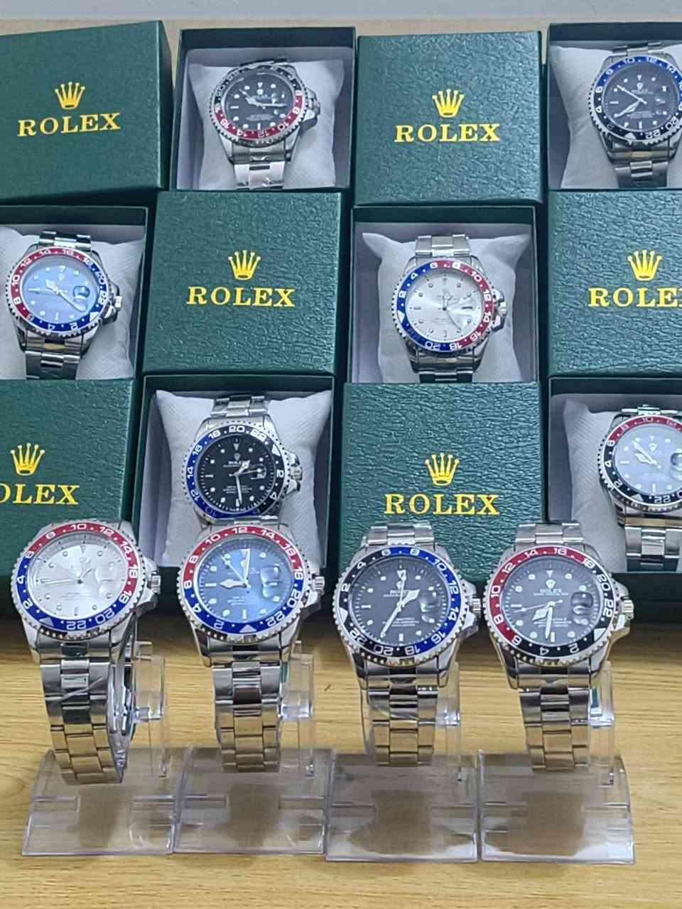 ساعات رولكس جملة جملة
ساعات رولكس (ببسي باللونين ــ  باتمان ــ كولا)

دبل قفل القفل مختم بشعار الماركة التاج البارز

كل ساعة تأتي مع علبة رولكس كارتونية صغيرة 

اقل طلب درزن 

الدرزن 12 ساعة مع علبهن الصغيرة 

سعر الدرزن 84 الف دينار عراقي فقط
يعني سعر القطعة بالجملة ب 7000 دينار عراقي فقط

التوصيل 5 الف دينار عراقي 

التوصيل مجاني للي ياخذ اكثر من درزن


**إذا كنت صاحب هذا الإعلان وتريد حذفه لأي سبب، رجاءا أرسل رسالة إلى الدعم الفني**