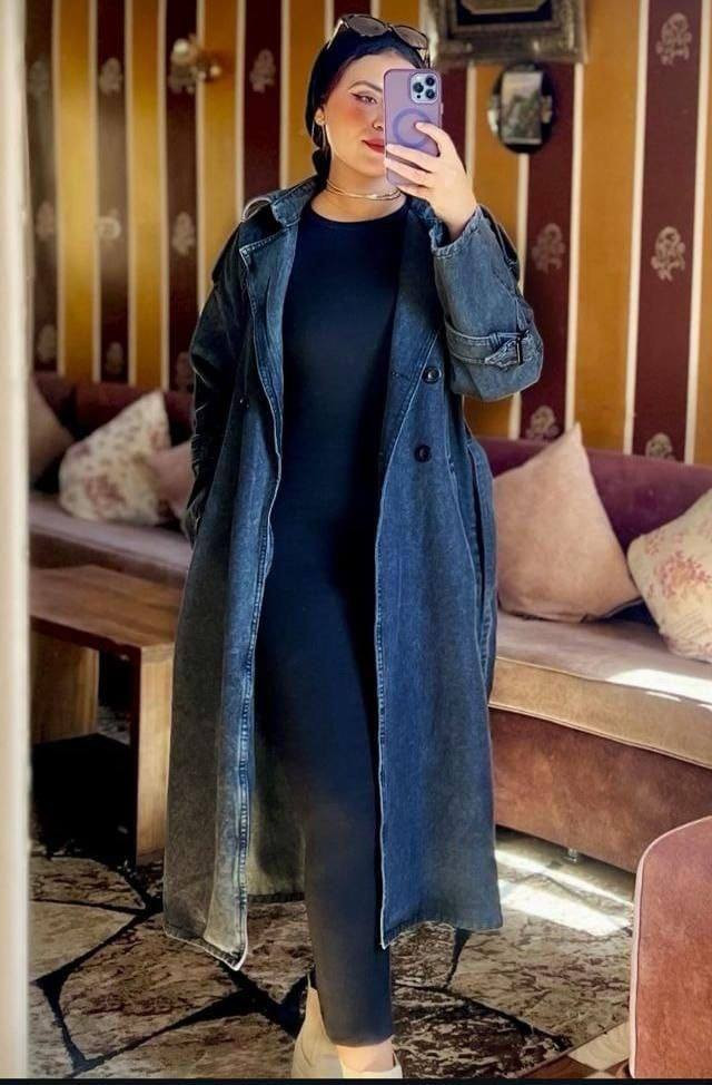 جديد شديد الفخامة  يعني باشاوت البلد❤️❤️❤️🔥

💙❄️ كولكشن شتوي 

2026❄️💙

الموديل /ترنش كوت جينز 

الخامه 👈 جينز 👖

المقاس👈فرى سايز من ٦٥ إلى85ك

السعر🔥 630

كود👈   0012


**إذا كنت صاحب هذا الإعلان وتريد حذفه لأي سبب، رجاءا أرسل رسالة إلى الدعم الفني**