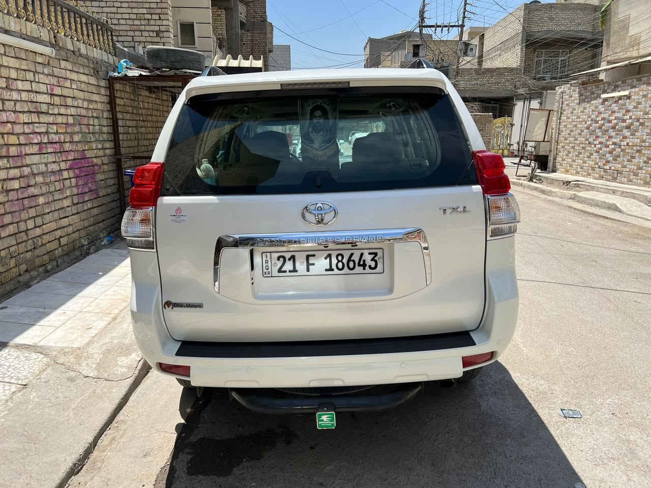 ‏
‏السلام عليكم برادو 11 ياباني أصلي  

السيارة فول مواصفات فتحة السيارة كير محرك مكفوله. ما عدا شخوط قليلة السيارة

‏عرضها 235 وبيه مجال ورقم الهاتف *********** أربيل و باسمي بغداد
