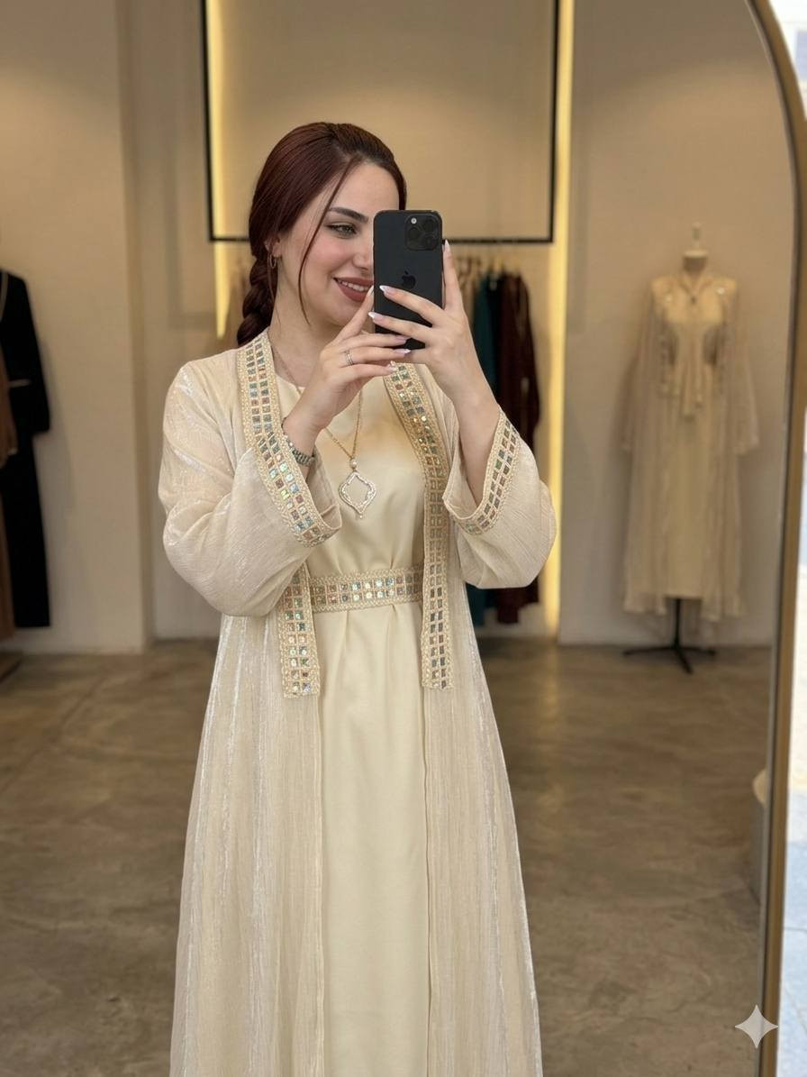 موديل تحفة 

فستان مع بشت اوركنزة 
خامه وكوالتي عالي جدا🫰🏻
متكون من فستان بشت حزام

قياس 38 40 42 44 46 48 
لون واحد فقط 

سعر 40 الف ❤️‍🔥
د
يتوفر كميه للترويج


**إذا كنت صاحب هذا الإعلان وتريد حذفه لأي سبب، رجاءا أرسل رسالة إلى الدعم الفني**