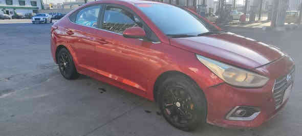 اكسنت 2019 سنويه منتهية قبل يومين البنيد مصبوغ ضربه بسيطة صورة الضربة بامريكا موجودة وبارد  بالباب الخلفي  الباقي كفاله
كير محرك تبريد كله تمام شرط التحويل   خلال مدة اقصاها شهر السعر 110 للاتصال 
***********
