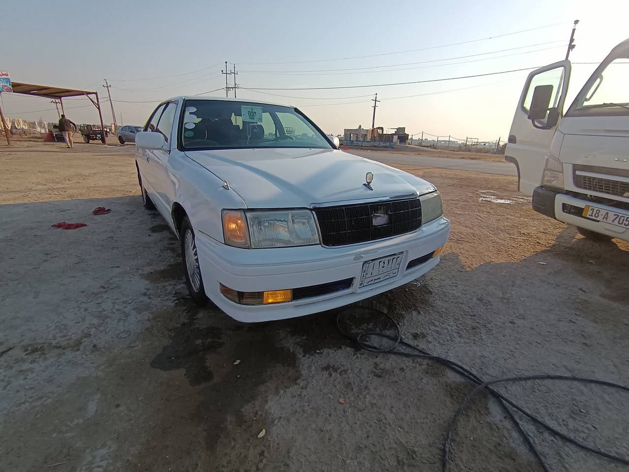 السلام عليكم رأس الثور بسمي مداور ثاني يوم سنويه بعده ماصاقطه مواصفات كشنات كهرباء شاشه كامره جاهزة من كلشي مكينه وكير وتبريد وتايرات وحداديه ستوني مسويه كهربائيات كله شغاله بيه كصتين كصت الجنطه من يم التاير الوره مو من النص السعر 64وبيه مجال قليل مكان نجف ناحيته الحريه ***********
