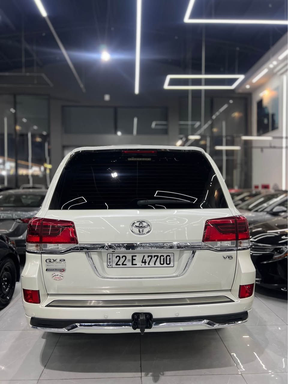 السلام عليكم اخواني الاعزاء 

TOYOTA LAND CRUISER 

الموديل • 2017 

الوارد • خليجي 

الصنع • جيهان 

V6

اللون • ابيض 

WHITE EDITION 

مرقم و كامل رقم مميز بأسمي 

المواصفات • GXR 

حساسات 

رادارات 

5 كامرات ( كامرات محيطيه ) 

اشاره بالمرى

مرى كهربائي

اناره اماميه LED مع  عدسات زينون 

اناره خلفيه LED 

كشاف ضباب 

فتحه سقف 

بصمه تشغيل 

كشن جلد 

كشن كهربائي 

كير أوتو ماتيك 

شاشه كبيره 

تجكمات ستيرن 

مثبت سرعه 

7 اراكب

تبريد مركزي 

الخ…..

مشي السياره • 124,000

ضرر السياره • ثلاث أماكن بارد ما يبين بالعين 

لمعرفه المزيد من تفاصيل السياره التواصل معناً عبر الرقم الأتى • *********** • 📞

مكان السياره • اربيل • شارع 100 • مدينه المعارض • معرض منذر الدليمي أربيل, العراق
