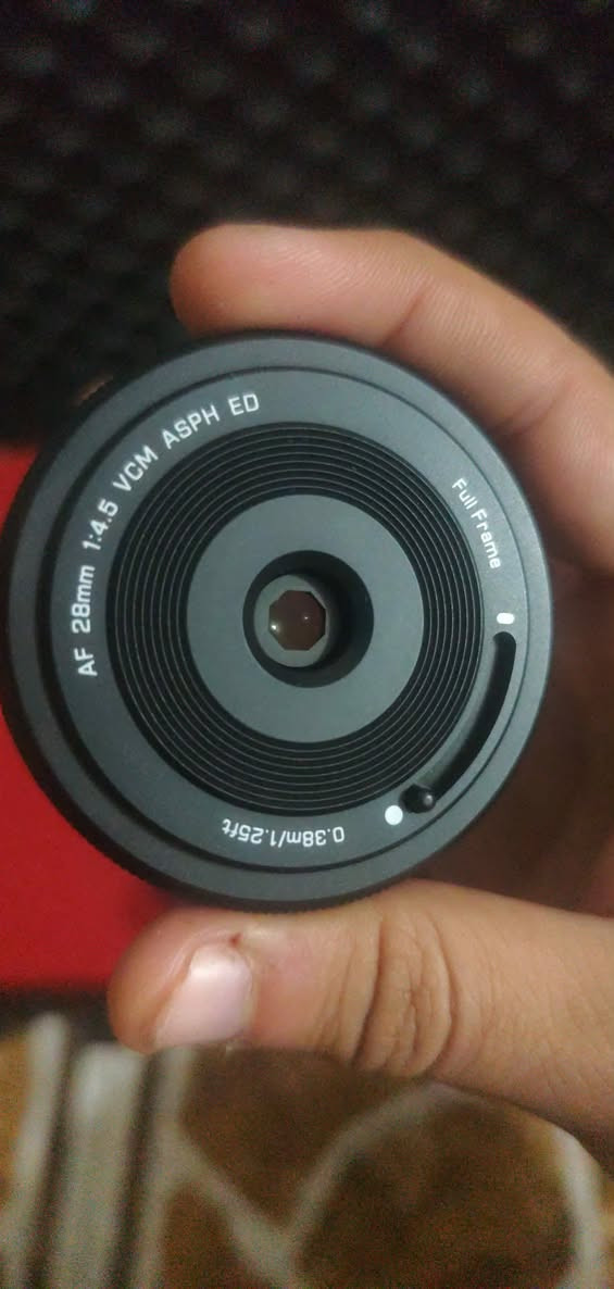 عدسة سوني ٢٨ملم فتحه ٤.٥ اوتوفوكس  للبيع و هذا اخد صورة عدسة  سعر ٨٥ الاف و مجال بسيط


**إذا كنت صاحب هذا الإعلان وتريد حذفه لأي سبب، رجاءا أرسل رسالة إلى الدعم الفني**
