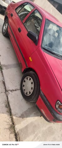 نيسان صني مديل 1990 محرك صرف  وكير شرط رقم نينوى بسمي شرط التحويل السع...