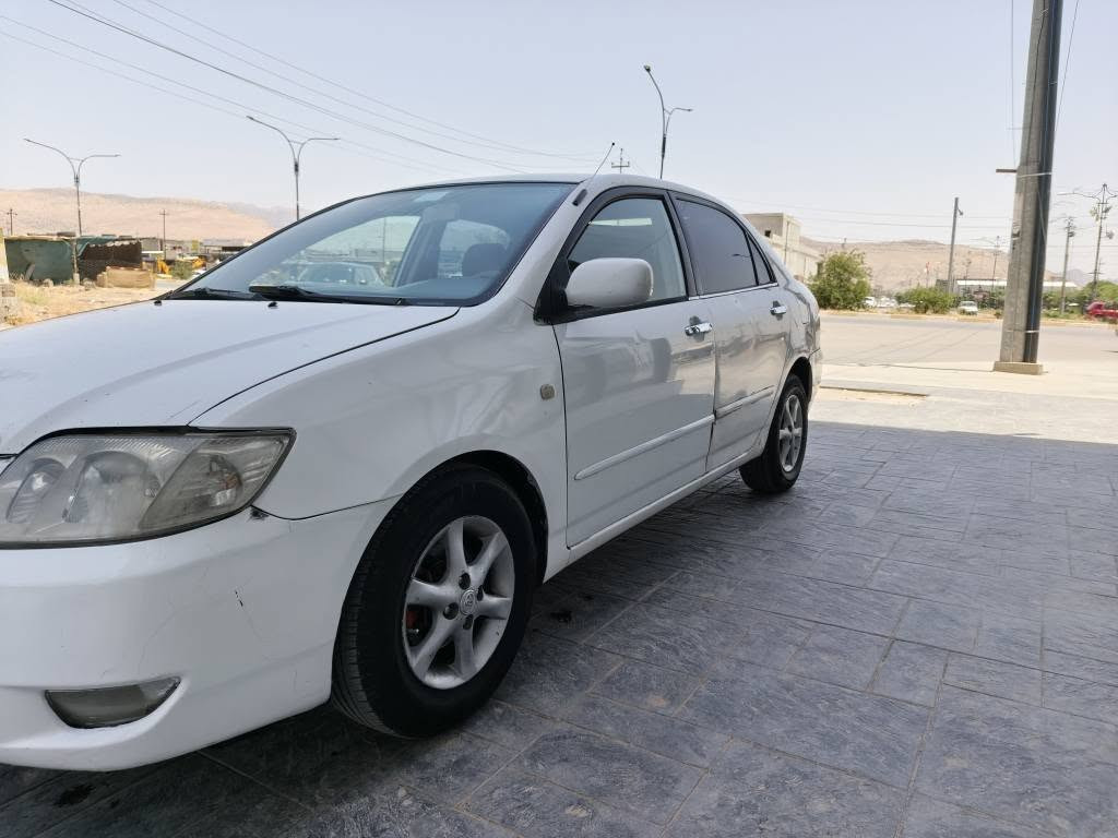 بەناوی خوای گەورە
Toyota Corolla 🇯🇵
مۆدێل : 2004
مەکینە گەورە ، سەیارەکە ئاڕمە ،
ناوزەرد ، گێڕ ومەکینە بەشەرت ،
زۆر توند وتۆڵ و بێ مەسروفە  ،
پێشی کراوەتە 2006 ،
نرخ : 39 گەڵا و مەعامەلە ،
شوێن : حاجیاوا 
ژ.م : *********** رانية, السليمانية

