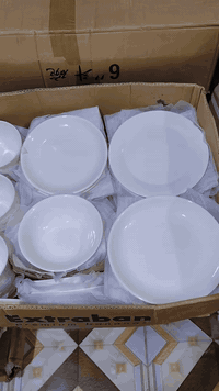 فحص الطلب بوجود المندوب اي ختلاف عن الصور لتستلم 🌹
السعر ((49 ))  السعر(( 49)) عرض محدود🧿
 يتكون السيت من  80قطعه من👇👇
15 ماعون  تمن 20 سم
15ماعون  وسط 18سم
15ماعون  حلاوه 15سم
15كاسه   مرق 15سم
15كاسه طرشي 
4بلم حجم 32سم 
2نفاضه 🥰
للحجز الاتصال ***********
ملاحظه اي اشكال يوصلكم بالطلب يرجع بيد المندوب 😍
