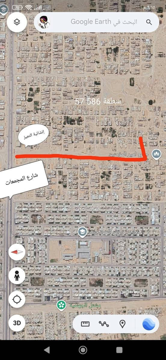 للبيع بيت 100م حي النداء قرب شارع 60 الأميرات الاولى جديد  غير مسكون***********
