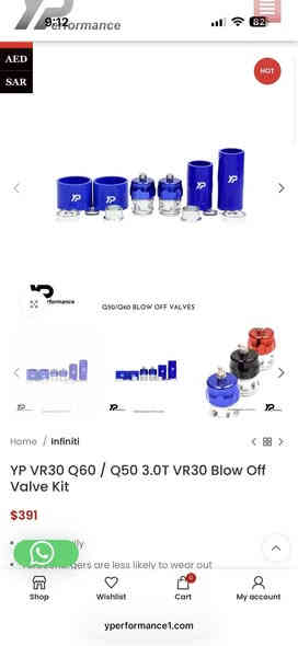 BOV UP YP VR30 Q50
السلام عليكم شباب 
عطاس من شركه YP صوتهن كلش حلو ومرتبات للكيو ٥٠ 
اني شاد شوته وداون بايب بحيث الصوت صار خفيف بسيارتي لهذا السبب دا ابيعهن 
سعرهن بالموقع ٣٩١$
يعني ويا الشحن توصلك ب ٤٥٠ اذا تريد توصيهن 
عارضهن ب ٣٥٠$ قفل
