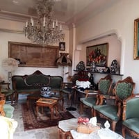 طقم وصف التل • خشب زان • ٤ طربيزات