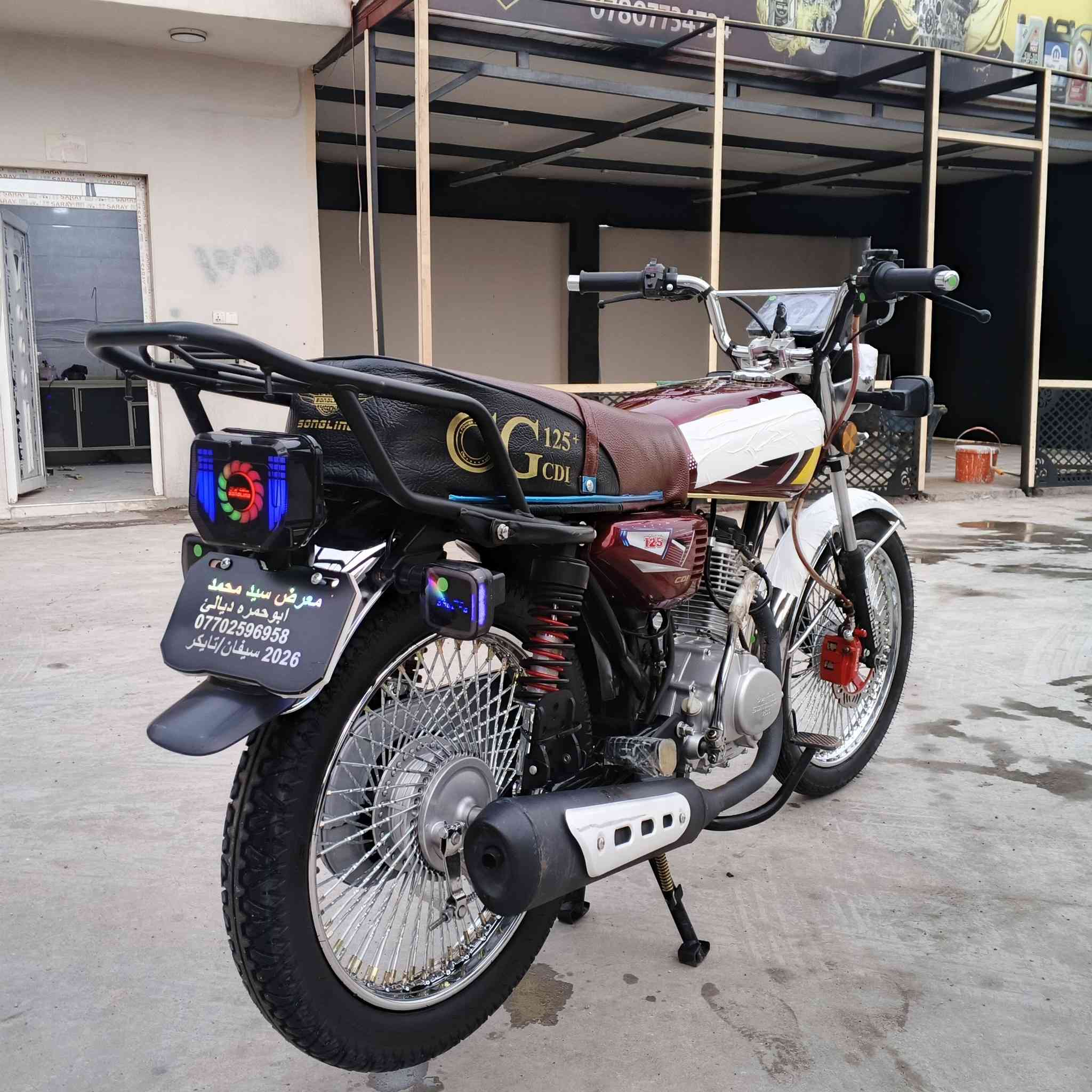 سلام عليكم 
تايكر 2026 للبيع شرط الكفاله اي عيب مابيها 
كلشي شغال بيها محرك كفاله 
شلعه ومعدل خير من الله 
دراجه على ايدي  شادلها هورنات مال بهبهان الاصلي ضمان خمس سنوات 
مكاني ديالى بعقوبه قرب جامعة ديالى 
للاستفسار اتصل ***********
