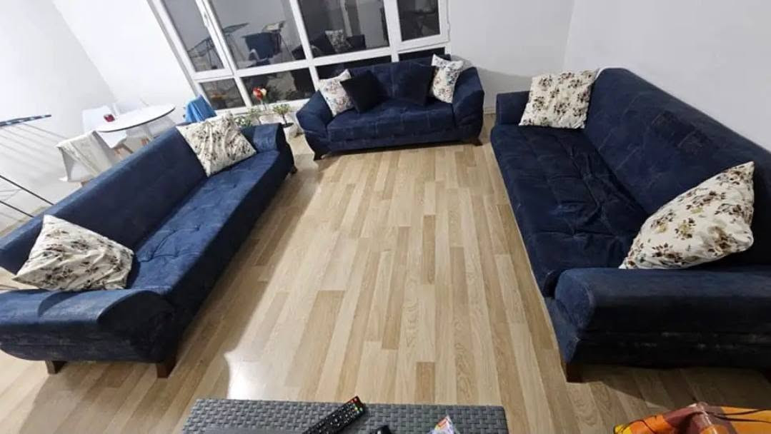 Those sofas are for sell, size 8 people huge And you can open them as a bed In good condition for 350,000 IQD +9647730313905
Place MRF4
Those sofas are for sell, size 8 people huge And you can open them as a bed In good condition for 350,000 IQD +9647730313905


**إذا كنت صاحب هذا الإعلان وتريد حذفه لأي سبب، رجاءا أرسل رسالة إلى الدعم الفني**