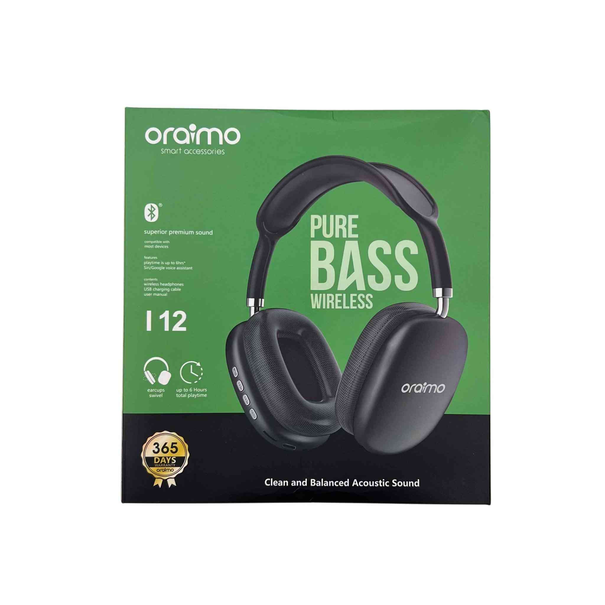 سماعة Oraimo I12 اللاسلكية – Pure Bass Wireless

استمتع بصوت نقي ومتوازن مع سماعة Oraimo I12 اللاسلكية المصممة للاستماع اليومي براحة وثبات.

• اتصال لاسلكي عبر Bluetooth ومتوافقة مع أغلب الأجهزة

• تقنية Pure Bass لصوت واضح ومتوازن

• تشغيل يصل إلى 6 ساعات متواصلة

• وسائد أذن قابلة للدوران لراحة أفضل أثناء الاستخدام

• تدعم Siri وGoogle Voice Assistant

• مزودة بسماعات HiFi ديناميكية بحجم 50mm

• الماركة: Oraimo
• الموديل: I12
• النوع: سماعة رأس لاسلكية
• الاتصال: Bluetooth
• وقت التشغيل: حتى 6 ساعات
• حجم السماعة: 50mm HiFi Dynamic Coil Speaker
• دعم ترميز الصوت: AAC / SBC

محتويات العلبة:
• سماعة لاسلكية
• كيبل شحن USB
• دليل المستخدم بغداد, العراق


**إذا كنت صاحب هذا الإعلان وتريد حذفه لأي سبب، رجاءا أرسل رسالة إلى الدعم الفني**