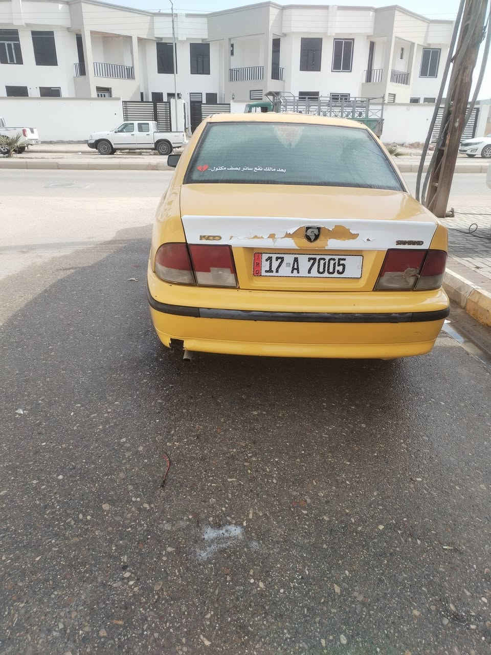 سمند 2011 رقم مثنى سنوية جديده رقم انكليزي مكانها سماوه حداديه تخم تاير كله جديد كير مكينه شرط السعر  28 للاستفسار الاتصال على الرقم ***********
