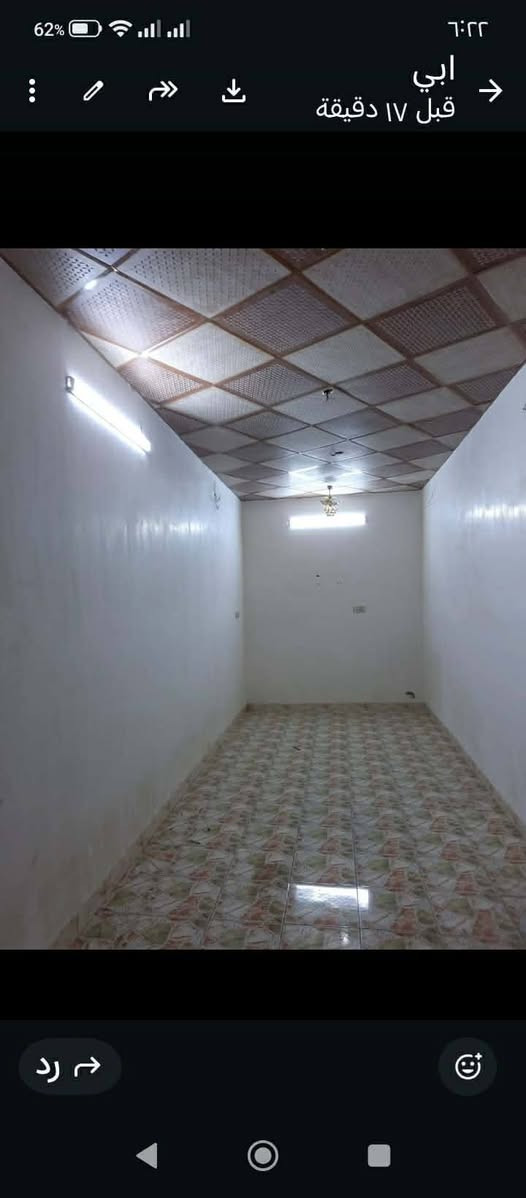 دار للايجار حي الوفاء مقابيل حي جزيره خلف جامع ام البنين المساحه 100م السعر 300 قفل

غوفه صاله ستقبال مطبخ صحيات
***********
