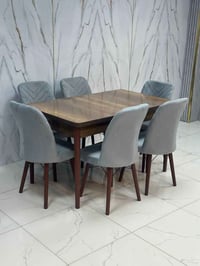 ميز طعام • سلايد • ٦كراسي