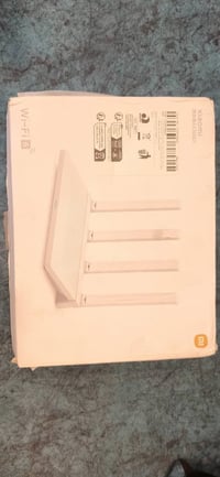 للبيع راوتر شاومي وايفاي 6 AX 3000T أخو الجديد مستخدم فتره  السعر 4000...