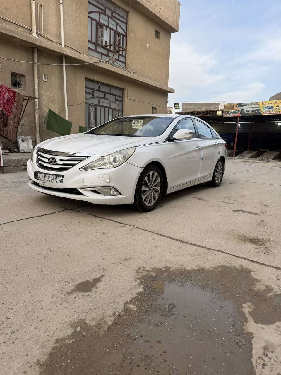 سوناتا ٢٠١٤ خليجي
رقم بغداد
قطعتين صبغ 
شركه عامه 
مكينه ٢٤٠٠ مكفوله 
مكاني حله 
السعر ١١٨
***********
